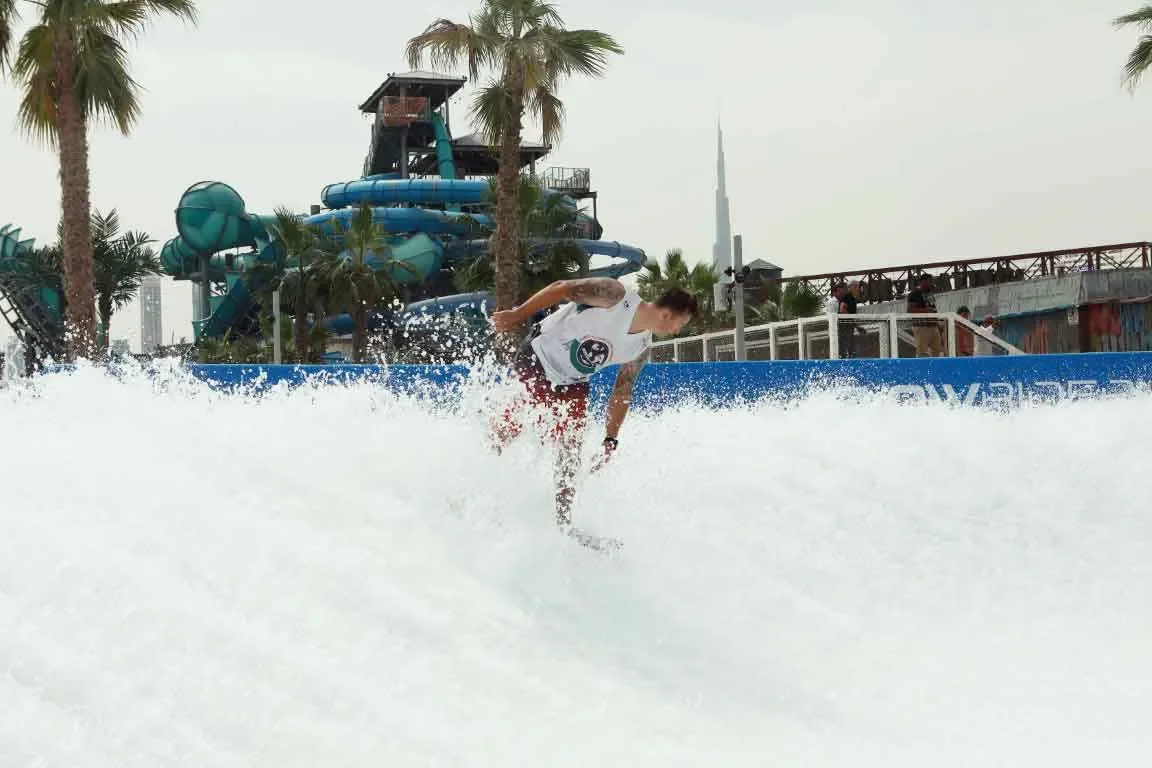 simulated surfing experience