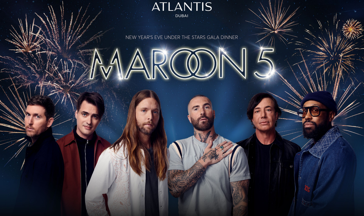 New Year's Eve Gala Dinner 2026: Maroon 5 at Atlantis Royal Dubai